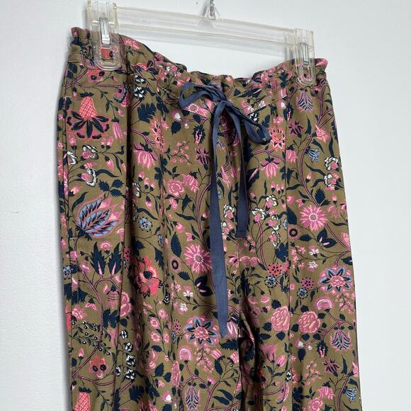Sundance Madora Pants Olive Green Multi Floral Print - Picture 3 of 16